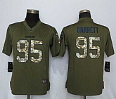 Women Nike Cleveland Browns #95 Garrett Green Salute To Service Limited Jersey,baseball caps,new era cap wholesale,wholesale hats